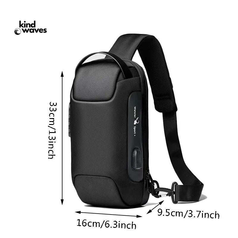 KindWaves ┃ Secure Travel Crossbody