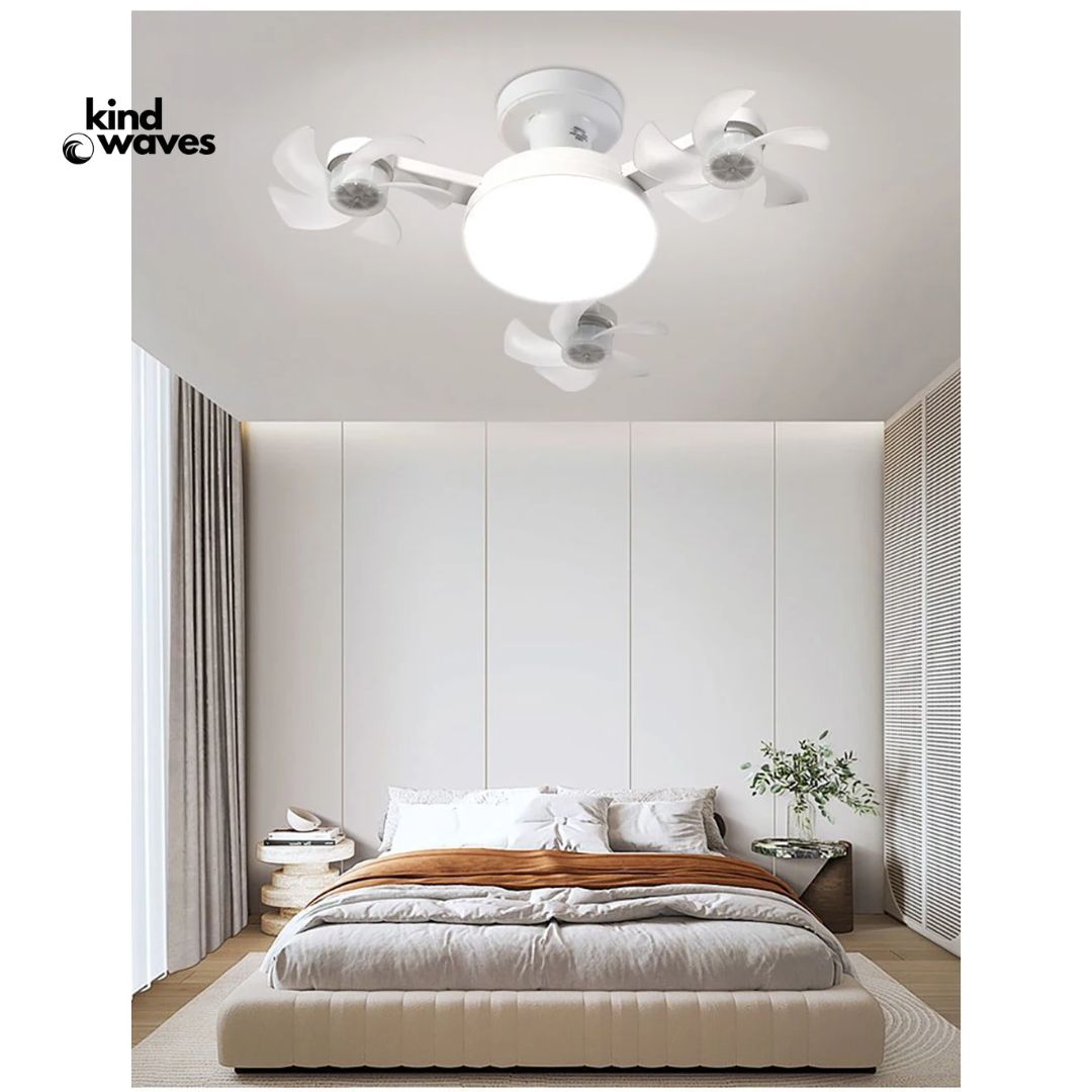 KindWaves ┃Ceiling Fan Light