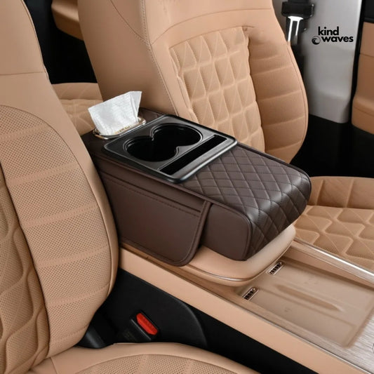 Kind Waves ┃ DriveEase™ 5-in-1 Car Armrest Console