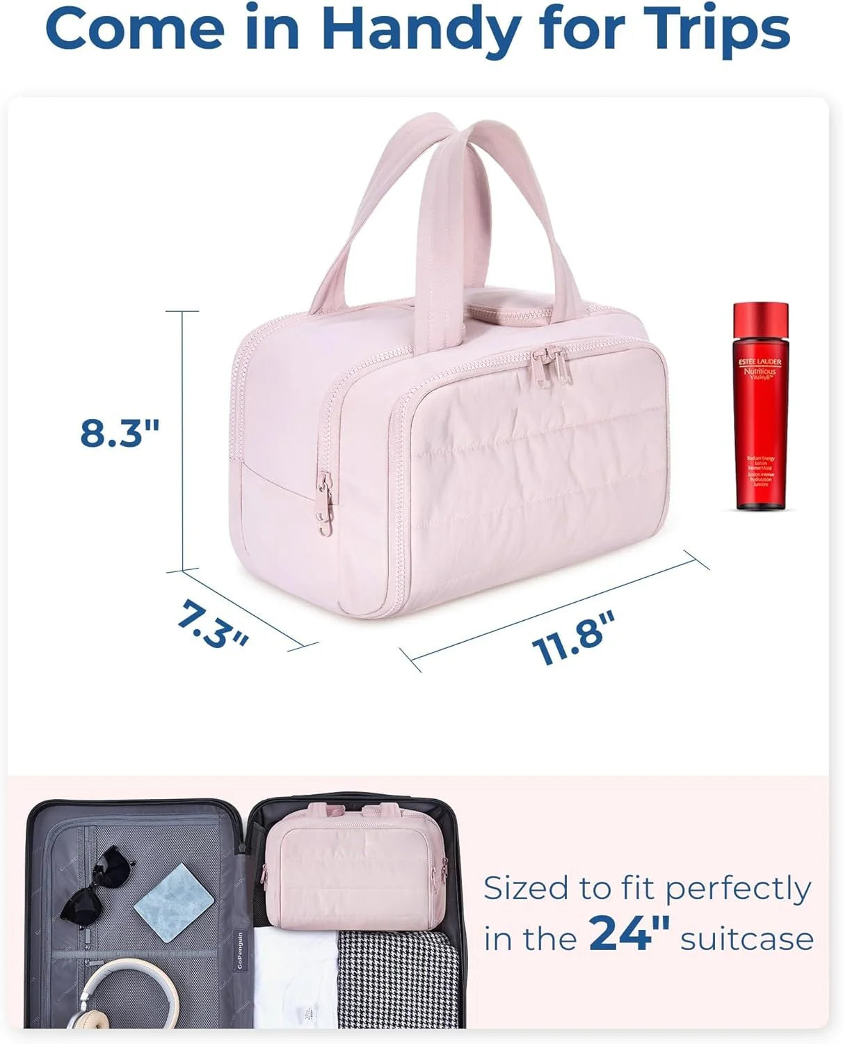 KindWaves ┃ Multifunctional Toiletry Bag