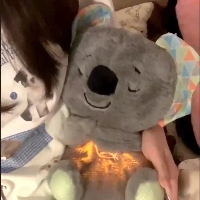 Breathing Otter Sleep and Playmate Otter Musical Stuffed Baby Plush Toy with Light Sound Newborn Sensory Comfortable Baby Gifts