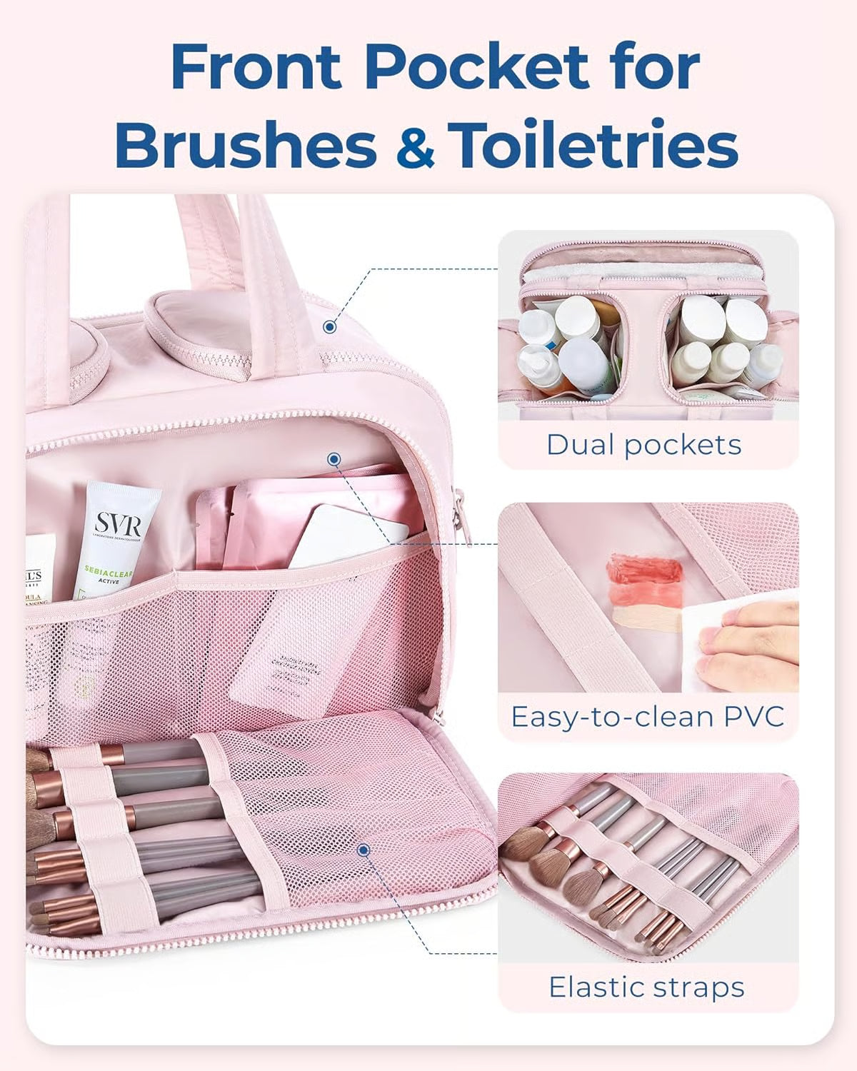 KindWaves ┃ Multifunctional Toiletry Bag